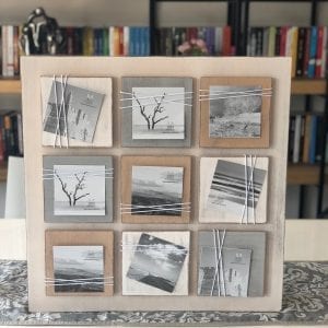 מסגרת עץ יוקרתית ל9 תמונות